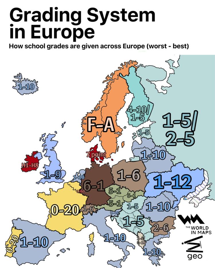 Europe’s grading systems reveal as much about culture as they do about ...