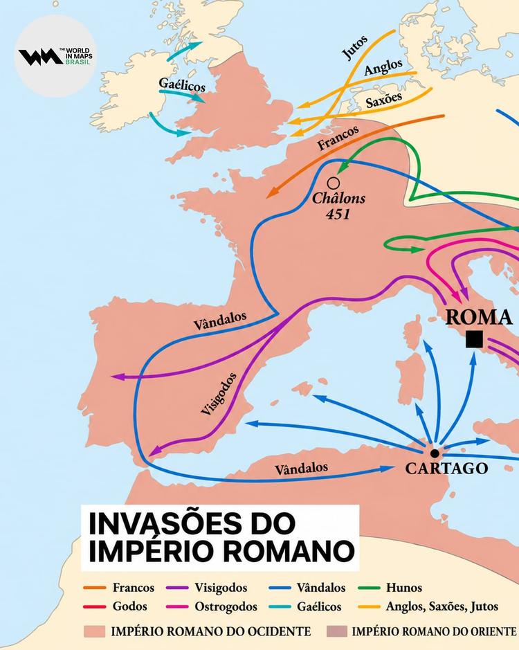 Invasões do Império Romano