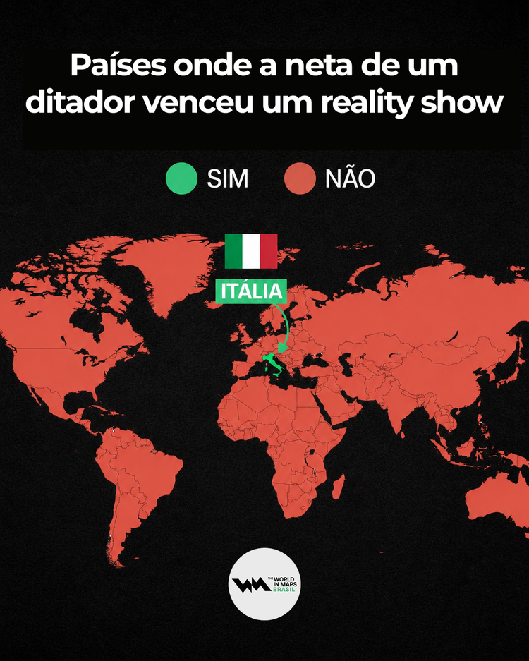 Países onde a neta de um ditador venceu um reality show