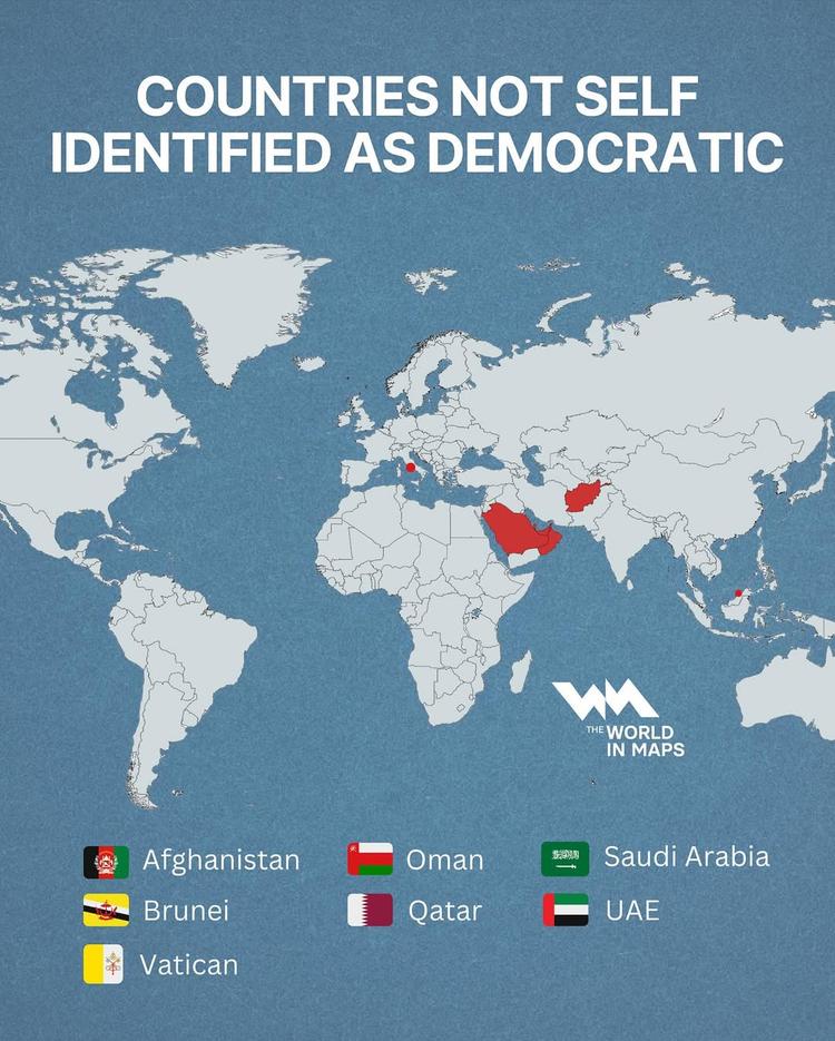7 countries that don’t claim to be democracies