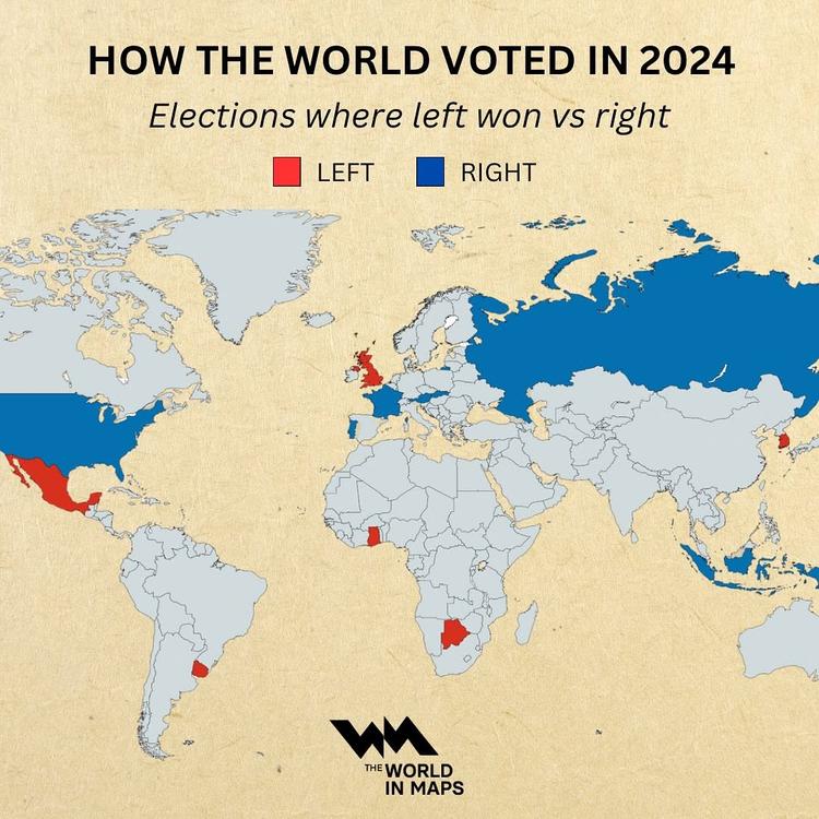 A year of unprecedented change: How the world voted in 2024