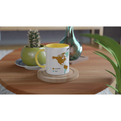 Ceramic Mug with a Map store product